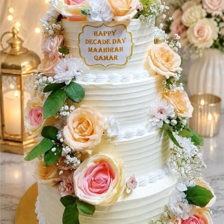 Flower blooms cake sweetness cake