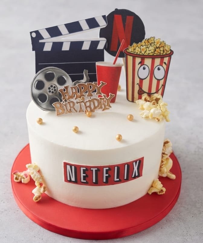 Movie Night Theme Cake