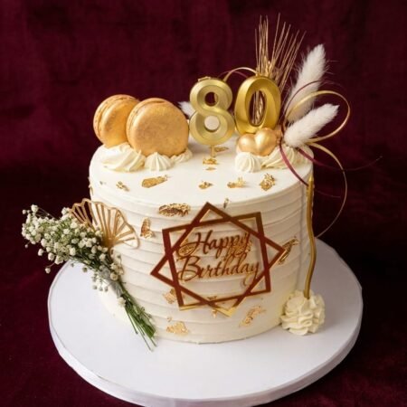 Celebration 80 th Birthday cake