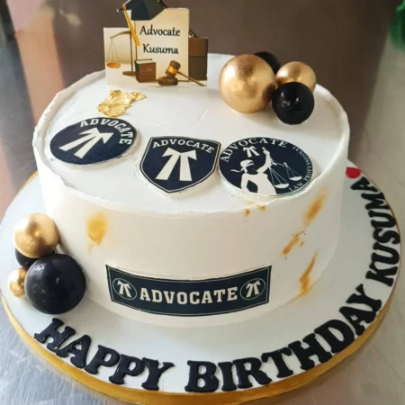 Advocate theme cake